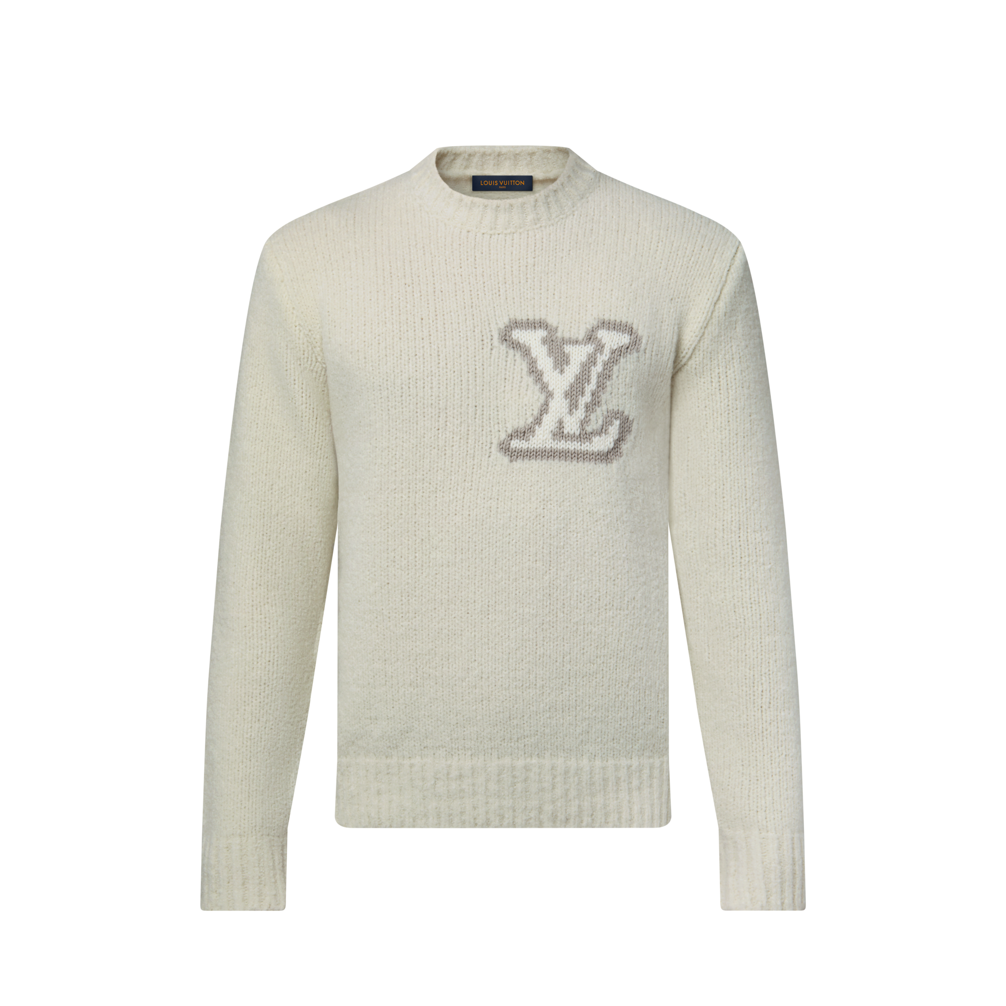 LV Intarsia Crewneck - Men - Ready-to-Wear | LOUIS VUITTON ®